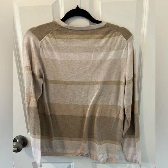 Neutral V-neck sweater - Tommy Hilfiger - Size L - Picture 3 of 3